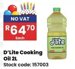 Africa Cash and Carry D'Lite Cooking Oil offer