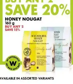 Woolworths Honey Nougat offer