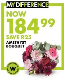 Woolworths Amethyst Bouquet offer