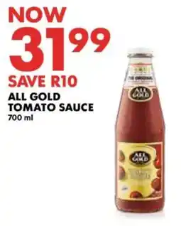 Woolworths All Gold Tomato Sauce offer
