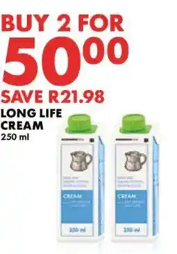 Woolworths Long Life Cream offer