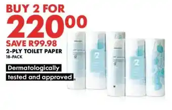 2-PLY TOILET PAPER