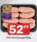 Pick n Pay Pork sausage offer
