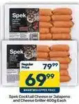 Pick n Pay Cocktail cheese or jalapeno and cheese griller offer
