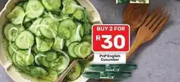 Pick n Pay English cucumber offer