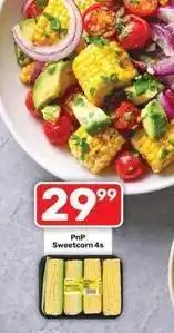 Pick n Pay Sweetcorn 4s offer
