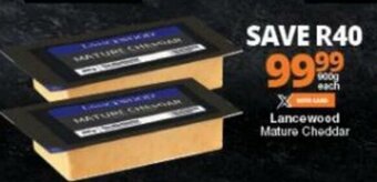 Checkers Lancewood Mature Cheddar offer