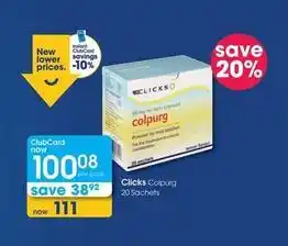 Clicks - colpurg powder for oral solution