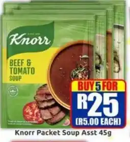 Three Star Cash and Carry Knorr Packet Soup Assorted offer