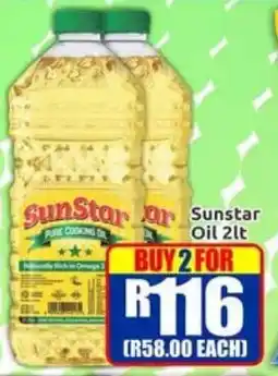 Three Star Cash and Carry Sunstar Oil 2lt offer
