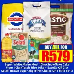 Three Star Cash and Carry Super White Maize Meal offer