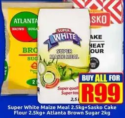 Three Star Cash and Carry Super White Maize Meal offer