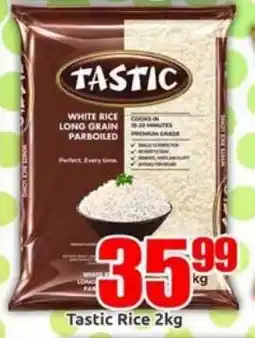 Three Star Cash and Carry Tastic White Rice Long Grain Parboiled offer