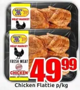 Three Star Cash and Carry Save Lot Meat Market Chicken Flattie offer