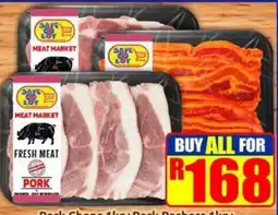 Three Star Cash and Carry Save Lot Meat Market Fresh Meat Pork offer