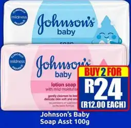 Three Star Cash and Carry Johnson's Baby Soap Assorted offer