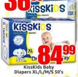 Three Star Cash and Carry KissKids Baby Diapers offer