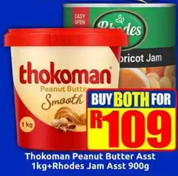 Three Star Cash and Carry Thokoman Peanut Butter Assorted offer