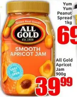 Three Star Cash and Carry All Gold Smooth Apricot Jam offer