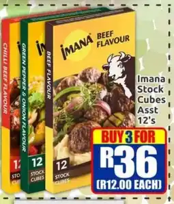 Three Star Cash and Carry Imana Stock Cubes Assorted offer