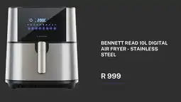 Takealot BENNETT READ 10L DIGITAL AIR FRYER - STAINLESS STEEL offer