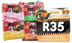 OBC Meat & Chicken Chef Yum Noodles Assorted offer