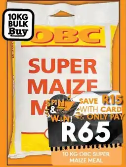 OBC Meat & Chicken OBC Super Maize Meal offer