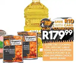 OBC Meat & Chicken Shoppers Choice Baked Beans in Tomato Sauce offer