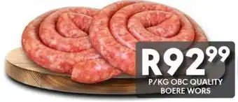 OBC QUALITY BOERE WORS