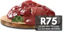 OBC Meat & Chicken OBC FROZEN SLICED BEEF OX LIVER offer