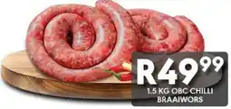 OBC Meat & Chicken OBC CHILLI BRAAIWORS offer