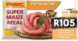 OBC Meat & Chicken PAP'N WORS offer