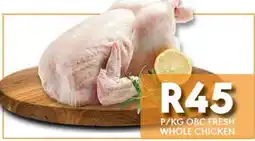 OBC Meat & Chicken OBC FRESH WHOLE CHICKEN offer