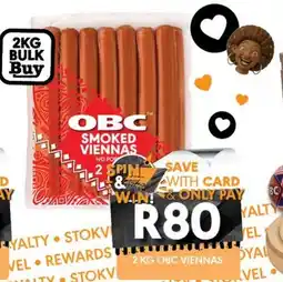 OBC Meat & Chicken OBC Smoked Viennas offer