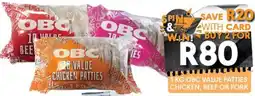 OBC Meat & Chicken OBC Value Chicken Patties offer