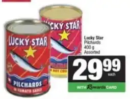 Spar Savemor Lucky Star Pilchards Assorted offer