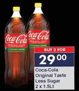 President Hyper Coca-Cola Original Taste Less Sugar offer