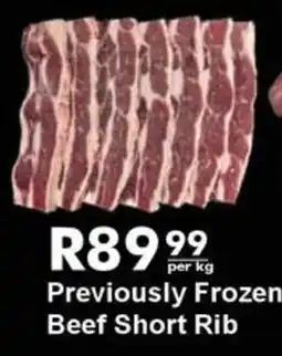 President Hyper Previously Frozen Beef Short Rib offer