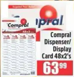 Devland Cash And Carry Compral Dispenser/Display Card offer