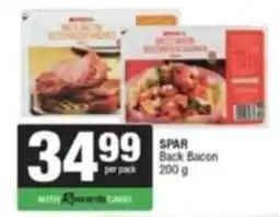 Spar Savemor SPAR Back Bacon offer