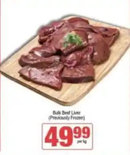 Spar Savemor Bulk Beef Liver offer