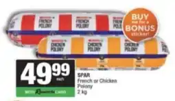 Spar Savemor French or Chicken Polony offer