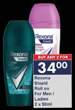 President Hyper Rexona Shield Roll on offer