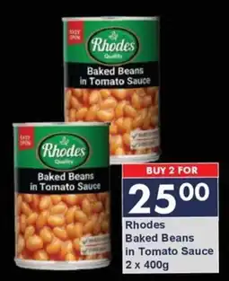 President Hyper Rhodes Baked Beans in Tomato Sauce offer