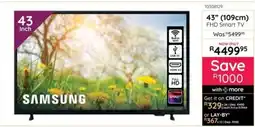 Bradlows 43" (109cm) FHD Smart TV offer