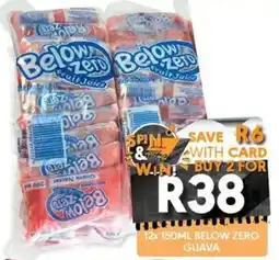 OBC Meat & Chicken Below Zero Fruit Juice offer