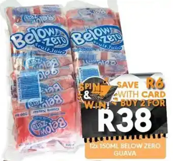 Below Zero Fruit Juice