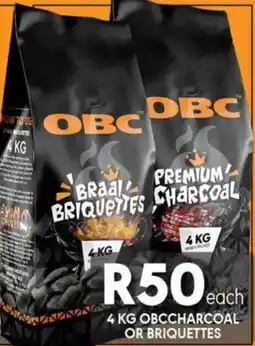 OBC Meat & Chicken OBC Premium Charcoal or Briquettes offer
