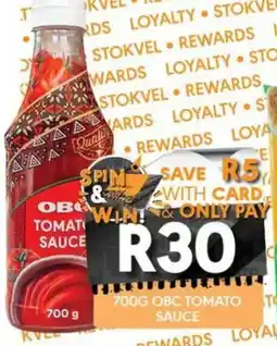 OBC Meat & Chicken OBC Tomato Sauce offer