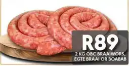 OBC Meat & Chicken OBC Braaiwors offer